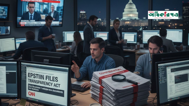 এপস্টাইন মামলা: মার্কিন বিচার বিভাগ (DOJ)-এর হাতে আরও ১০ লাখ নথি, স্বচ্ছতা নিয়ে নতুন বিতর্ক